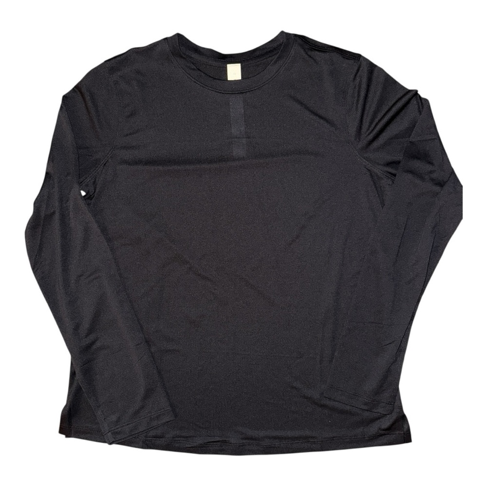 Lululemon Ultralight Mesh Long-Sleeve Shirt Hip Length Black Size 10 NWT